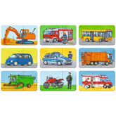 Ravensburger - Mijn Eerste Puzzels - Hulpvoertuigen - 9X2 Stukken - Puzzels